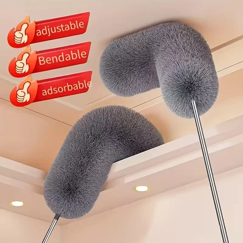 1pc, Electrostatic Dusters, Retractable Dust Removal Brush, Dusting Brush, Reusable Washable Furniture Dust Duster for Fan, Desk