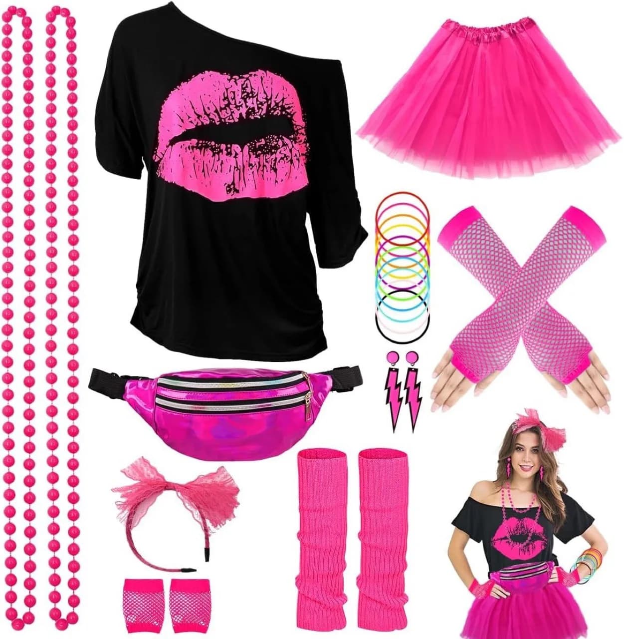 Hippie Fantasia 80s 90s Costume Women Disco Party Cosplay Disguise Adult Women Carnival Halloween Vintage Rock Clothes Hip-Hop