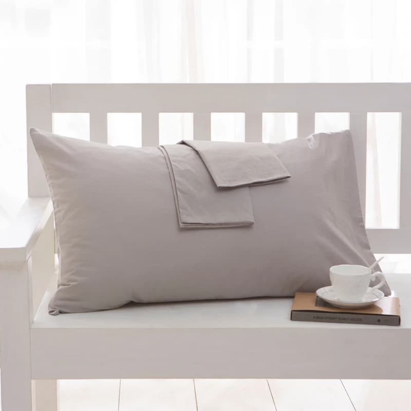 Cotton Pillowcase Solid Color Standard Pillow Case Bedding Bedroom Pillow Cover 40x60cm/50x70cm/50x90cm