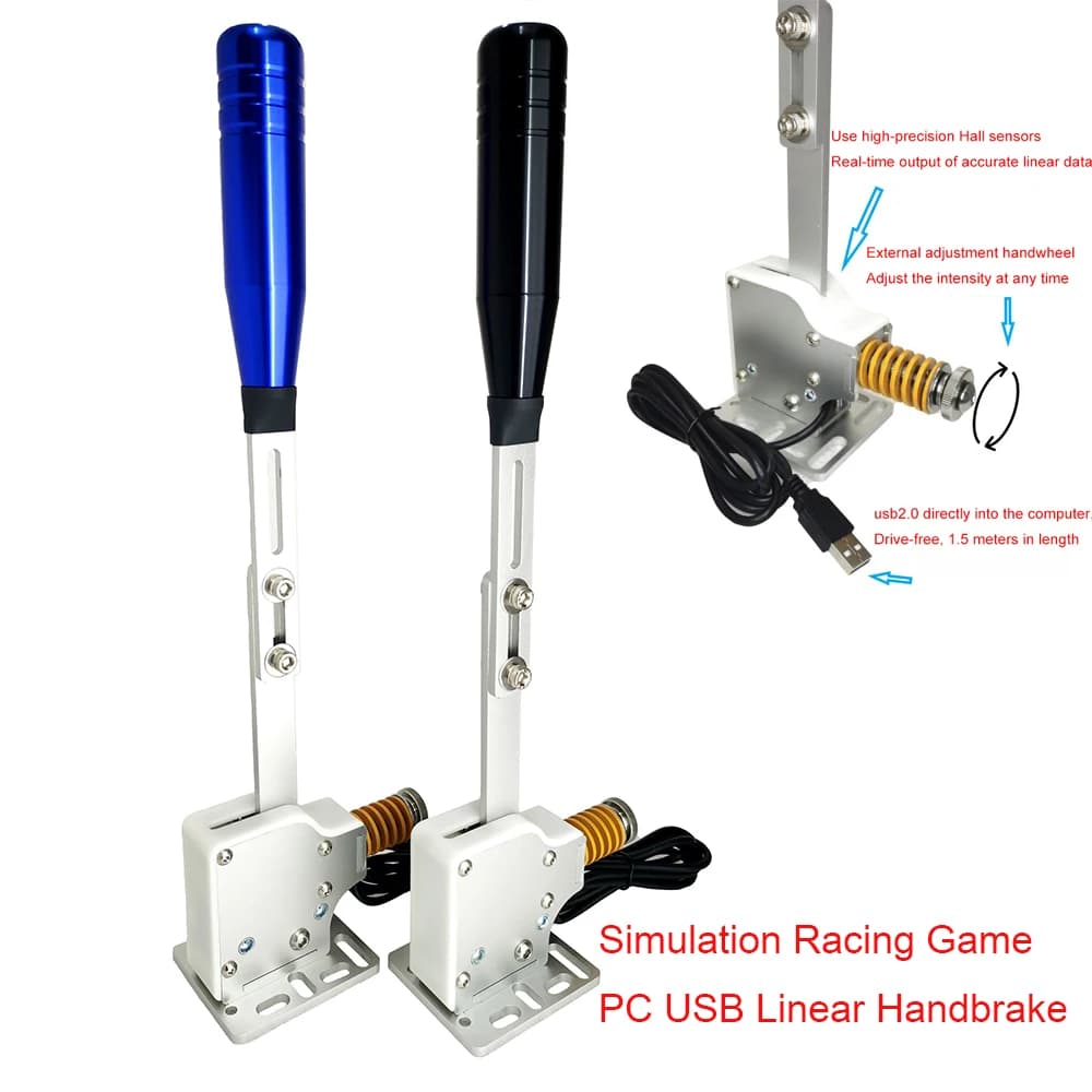 Pc Usb Linear Handbrake For G29/g25/g27/g920 For Thrustmaster T300rs/gt For Simagic Racing Game Simracing Adapter Mod