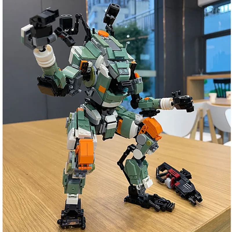 Moc Titan Fall BT-7274 Pioneer Titan Robot model Constructor Technical Building Blocks Military Mecha War Bricks Toys Gift
