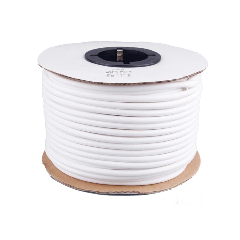 1 Roll 0.5/0.75/1.0/1.5/2.5/4/6/8/10/12/16/25mm² White Number Tube Resistant to High and Low Temperature Tooth Shape Plum Tube
