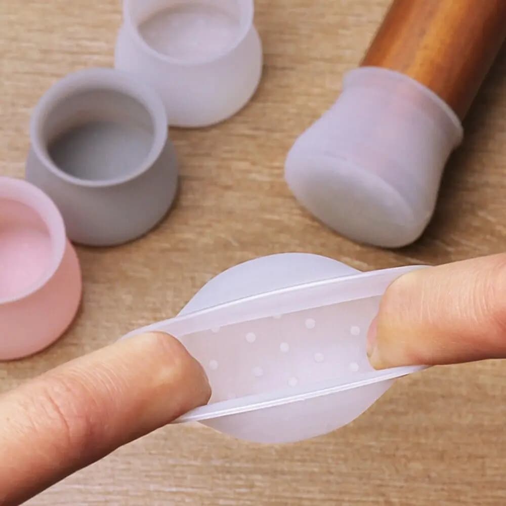 5/10/20Pcs Universal Thickened Silicone Chair Foot Cover Protective Pad Non-slip Durable Footrest Cover Home Table Chair Legs