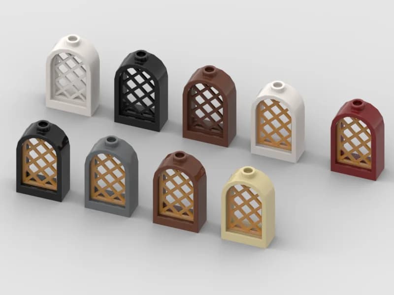 *Window 1x2x2 2/3* 20pcs Y103 DIY enlighten block brick part No.30044 30046 Compatible With Other Assembles Particles