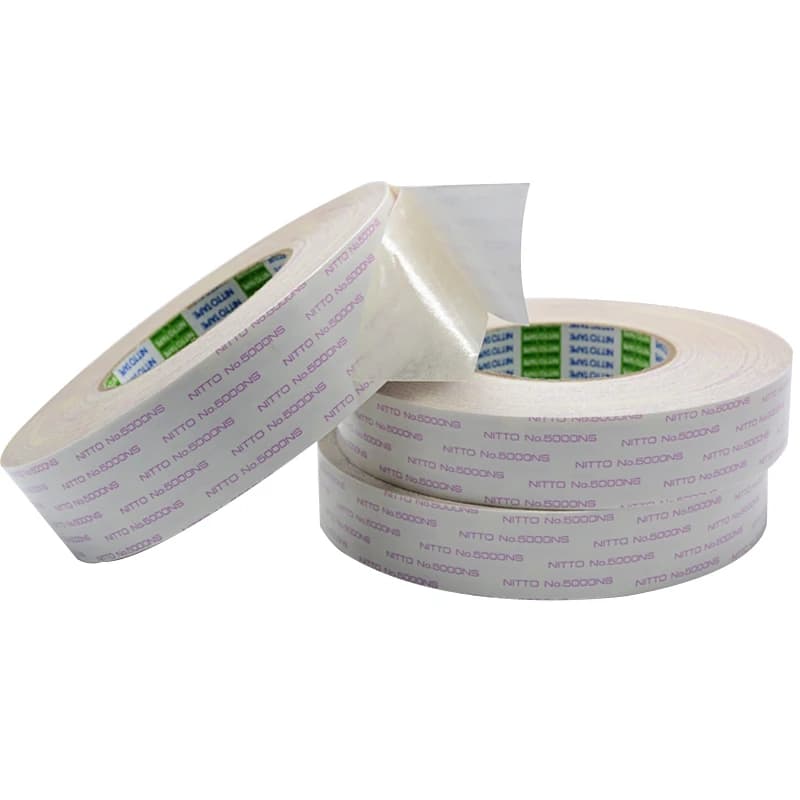 Nitto 5000NS Double-Sided Tape Non-Woven Adhesive Foam Tape Strong Adhesion for Printers Photocopiers Length 50M