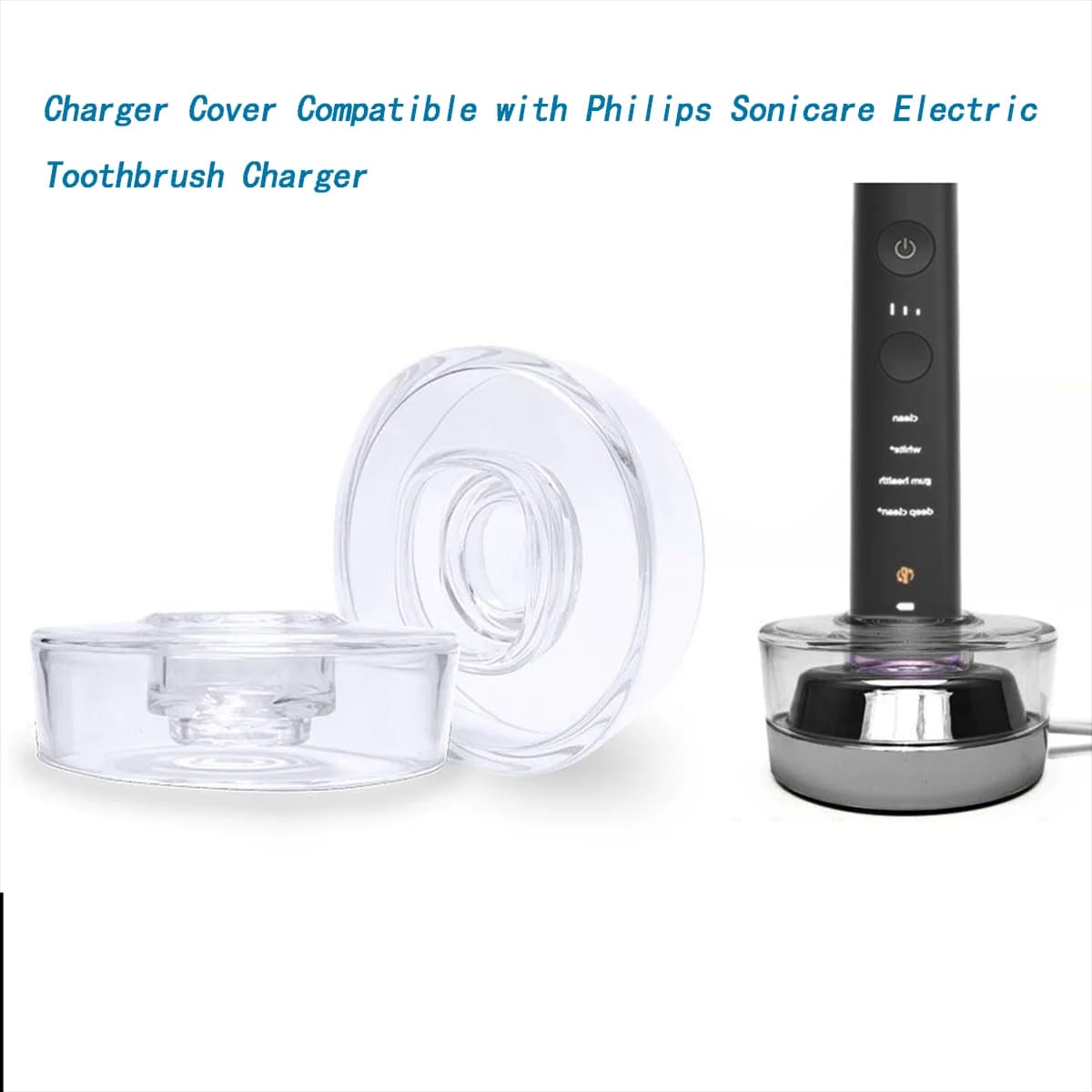 Transparent Plastic Cover for Philips Electric Toothbrush Replacement Charger HX93/HX99 Series Induction Charger
