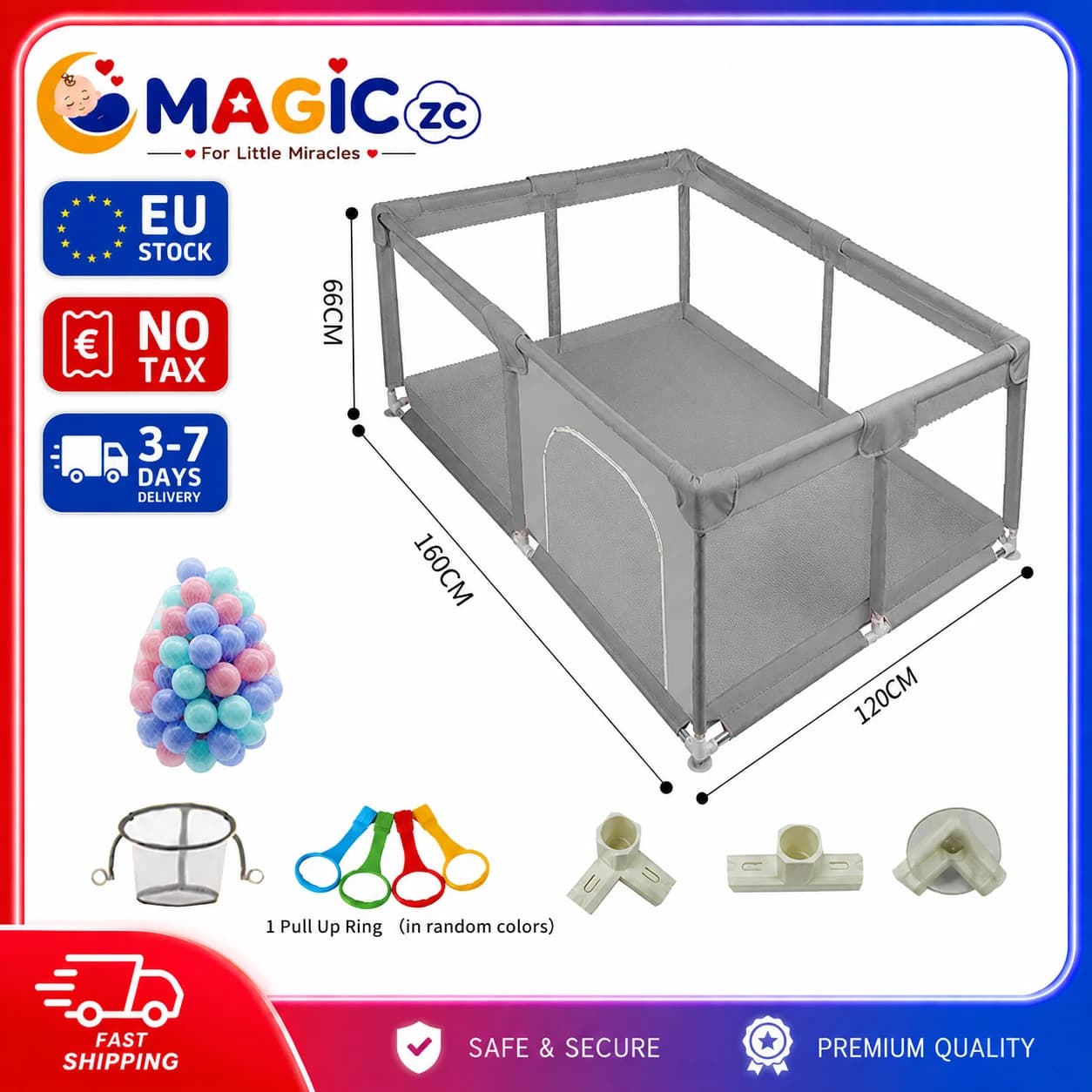 Baby Playpen Baby Playard Baby Play Fence Kids Playpen Toddler Playpen Safety Play Yard Infant Play Fence Safety Gate Baby Crawling Fence Indoor