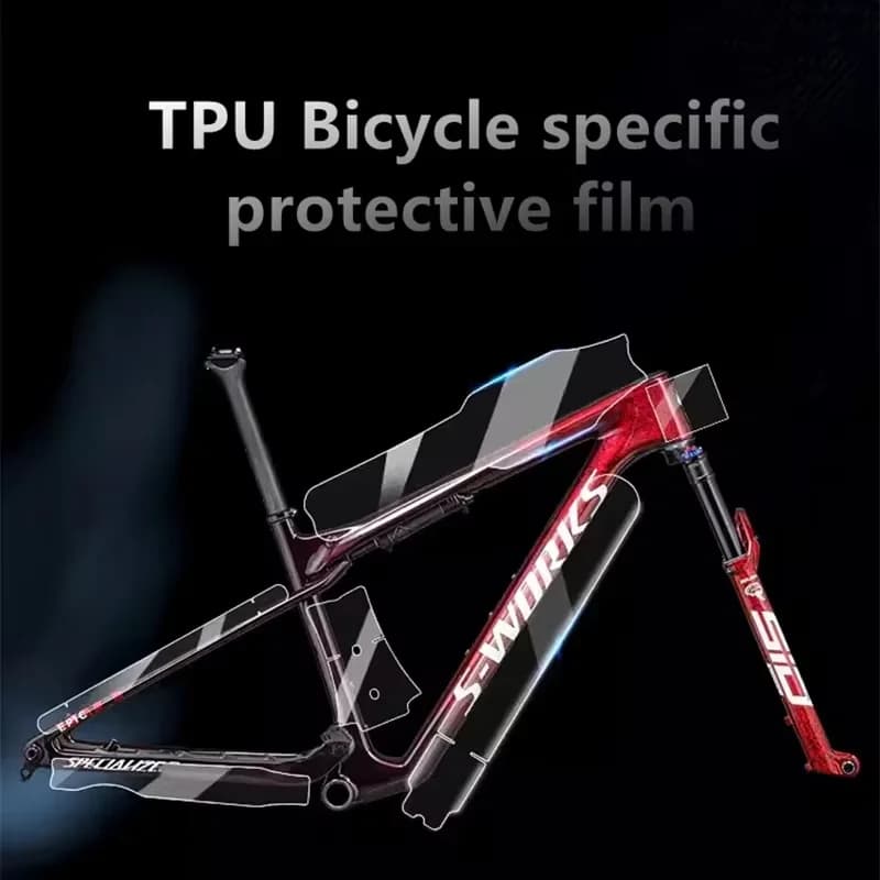 Road Bike Frame Scratch-Resistant Protector Bike Sticker MTB Guard TPU Bicycle Specific Cropped Universal Protective Film