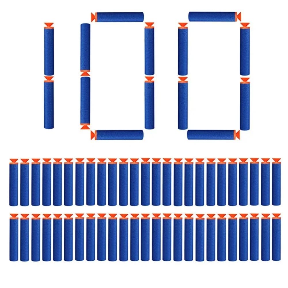 Foam Bullets High Quality 7.2cm Refill Darts Toy Gun Bullets Sucker Bullets for Nerf Gun Series Blasters Xmas Kid Children Gift