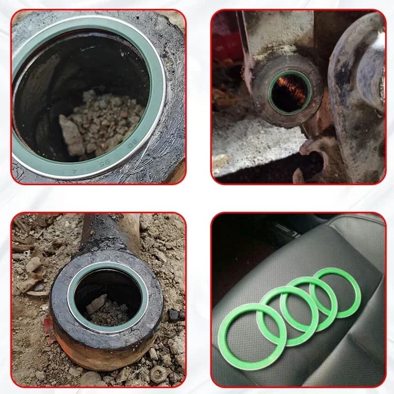 Oil seal Excavator bucket shaft grease seal dust ring wear-resistant horse pull head inner sleeve bucket pin grease sany komatsu