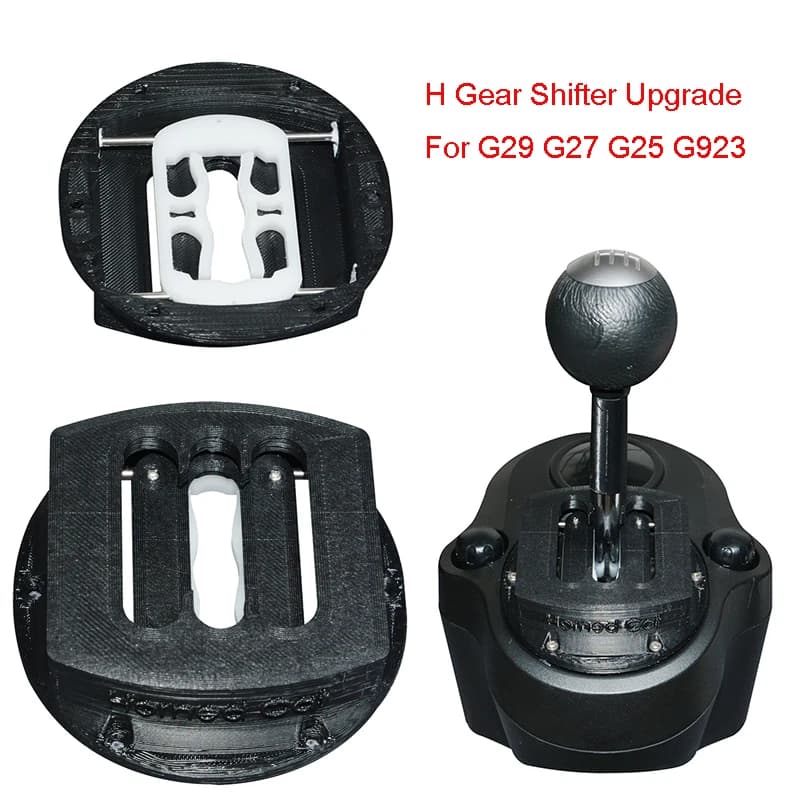For Logitech G29 G27 G25 G923 Simracing steering wheel H Gear Shifter Upgrade Mod Adapter Improve feel sim racing