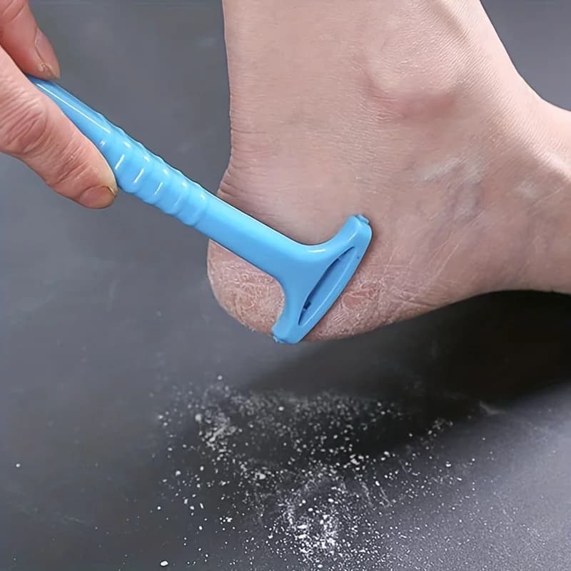 1pc  Foot Heel Callus Remover Feet Dead Skin Removal Skin Care Tool Plastic Portable Pedicure Rasp