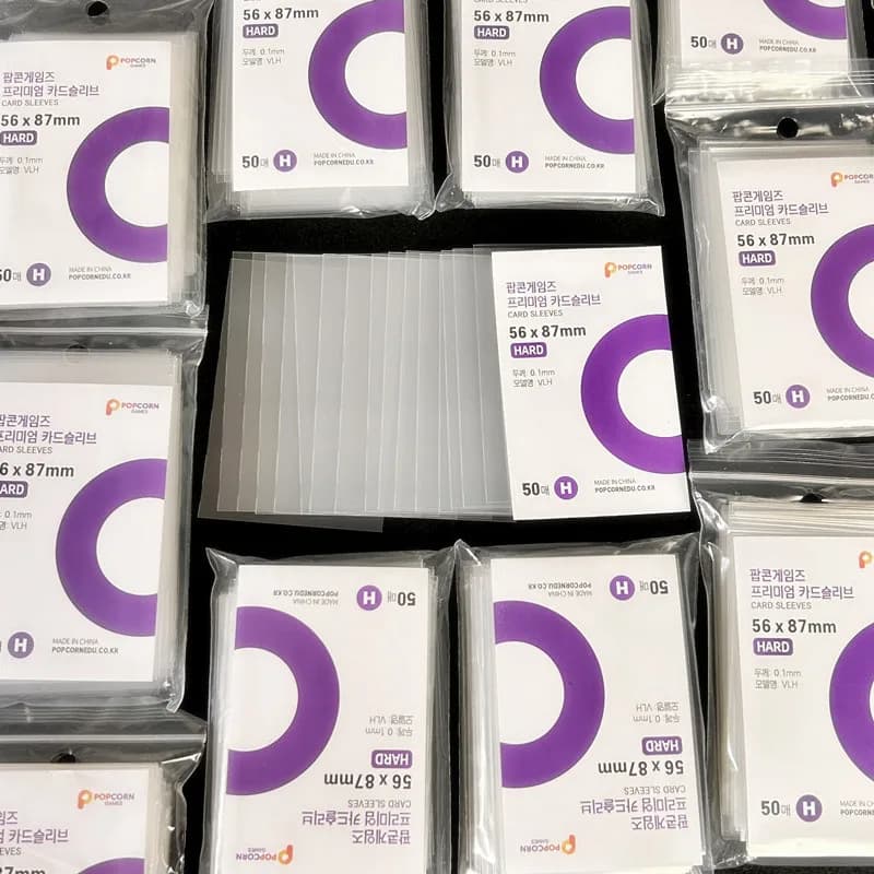 50-500Pcs Korea Card Sleeves HD Transparent Kpop Idol Card Protective Sleeve Photcards Protector Case Box For Popcorn Card Holde