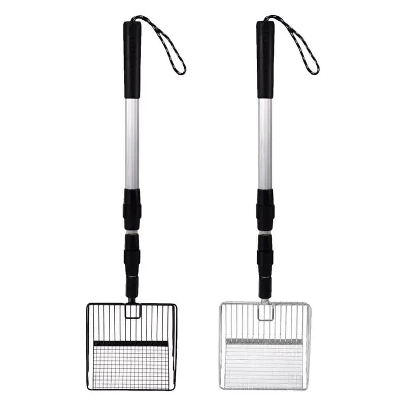 Stretchable Chicken Poop Scooper Chicken Coop Rake Cat Litter Scooper Chicken Coop Litter Sifting Shovel Chicken Coop accessory