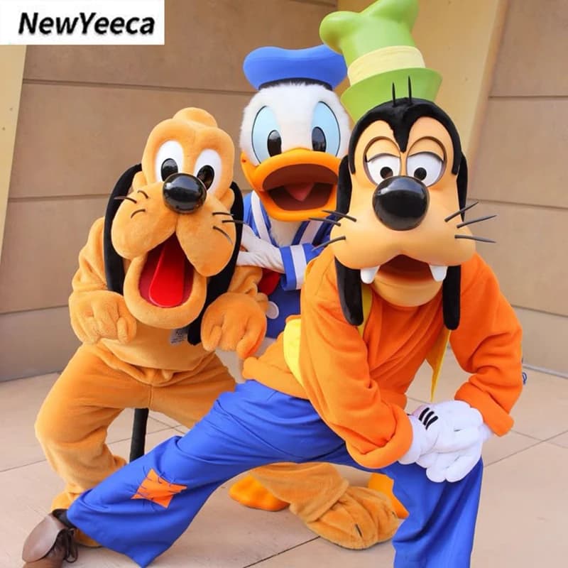 Donald Duck Mascot Costume Dog Classic Cartoon Mickey Mouse Advertising Event Party Adult Cosplay Costume Disney Birthday Gift
