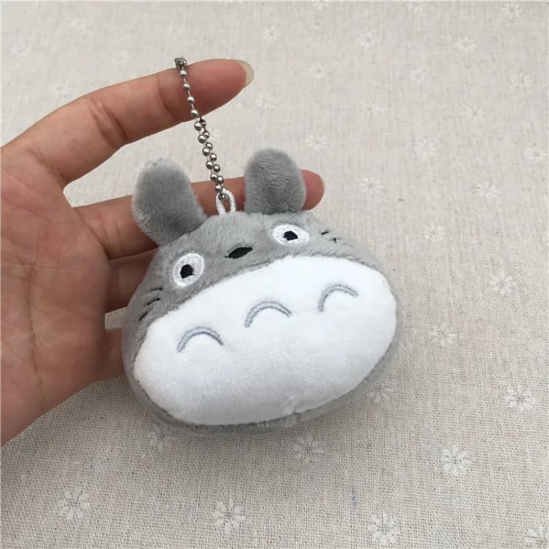 Cute Sweet Plump Chinchillas Plush Toy Cartoon Key Chain for Women Personality Fat Cat Backpack Pendant Accessories Friend Gifts