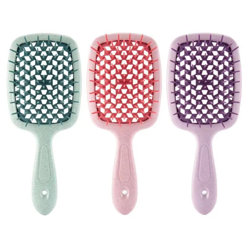 Hollow Air Cushion Comb Anti-static Dry and Wet Dual Use Fluffy Hair Home Head Massage Hair Styling Combs Detangling Hair Brush