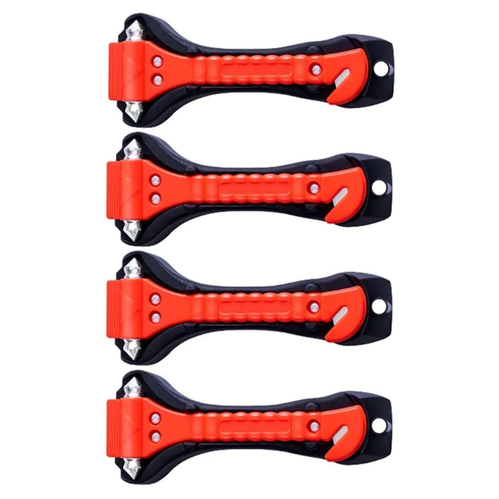 Vehicle Safety Hammer 1/2/4pcs  Emergency Break Window Glass Easy Use For Car Window  Survival Life Rescue Tools Escape Tools