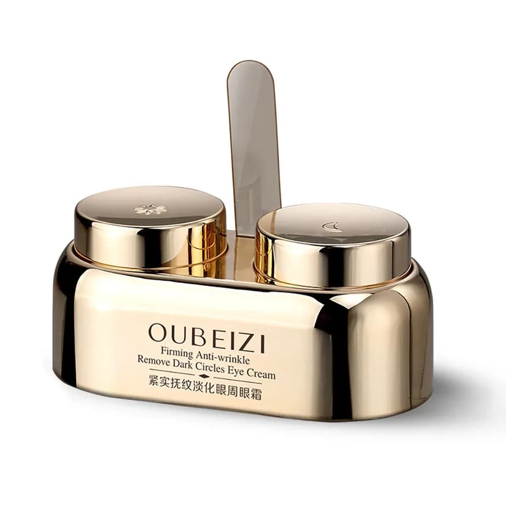 40g Day Eye Cream Night Double Skin Care Reduce Dark Circles Tightens Eye Contour Anti Wrinkle Puffiness Eye Care