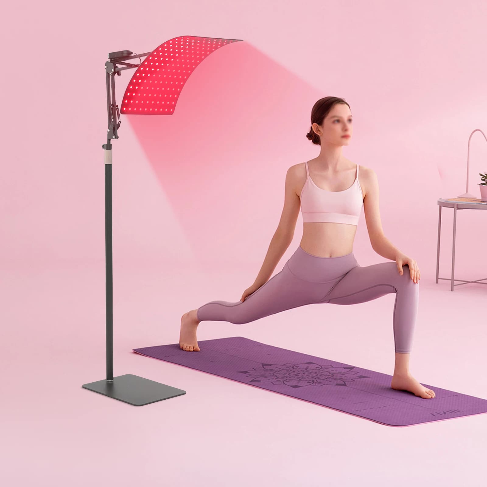 Red Light Therapy Infrared Lamp Red Light Treatment Device Red Light Heat Lamp Red Infrared Lamp with Stand and Timer LED