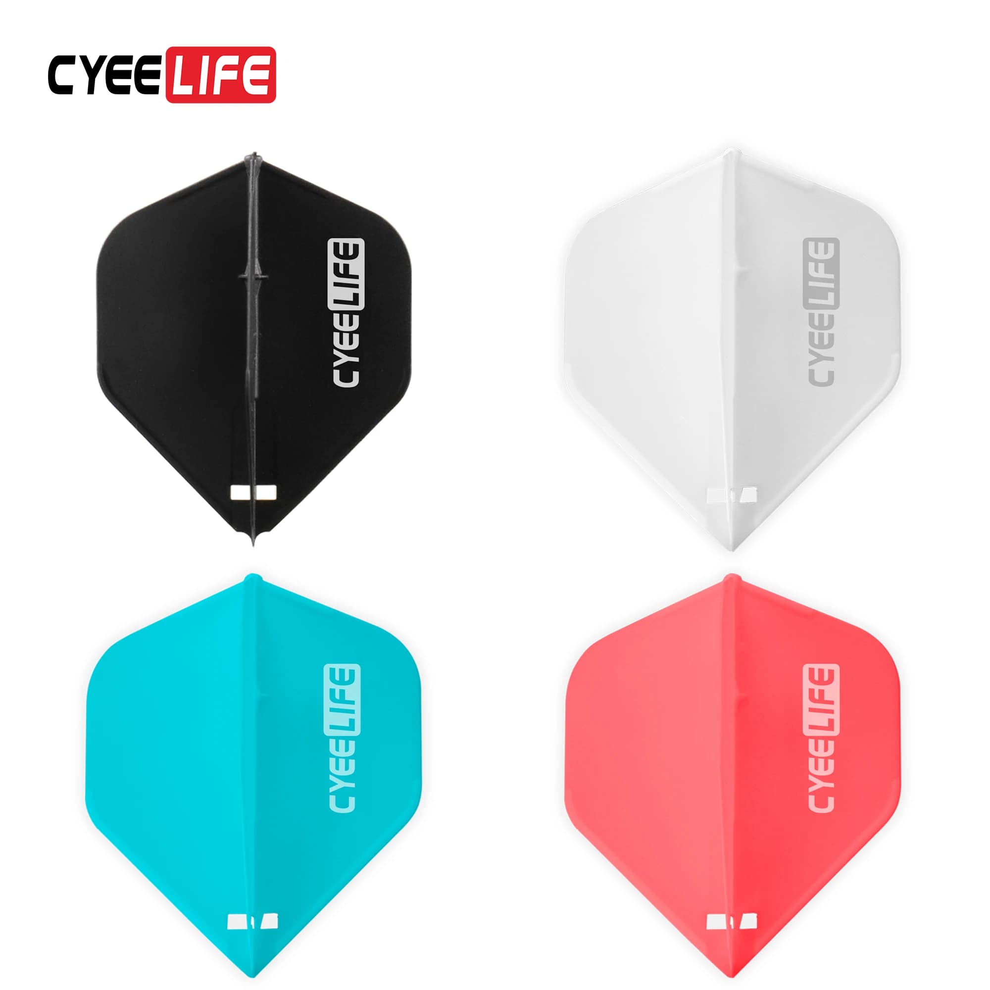 CyeeLife Dart Flight Standard Shape Regular Flight +12pcs Spring Dart Accessorie Set Durable Anti-Fal