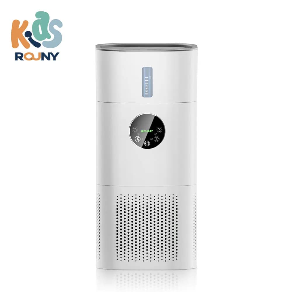 ROUNY Air Purifier & Humidifier, 2-in-1 Multi-Function Appliance, Deodorizing & Fog-Free Humidification, White