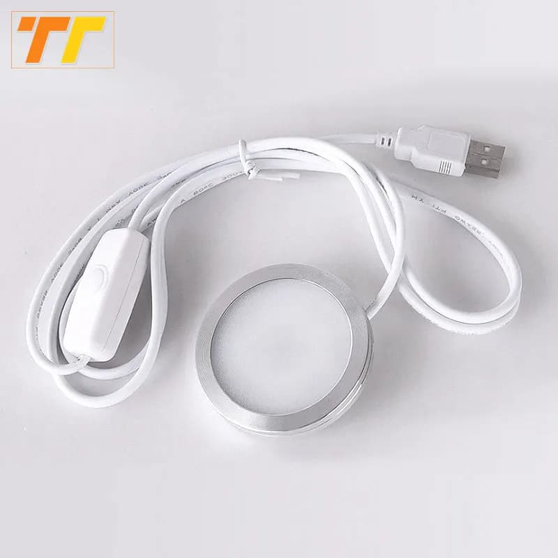 LED USB 5V LED Under Cabinet Light Model cabinet Display Case Shelf Counter Lighting Caravan Camper Spot Lamp Interior lights 3W