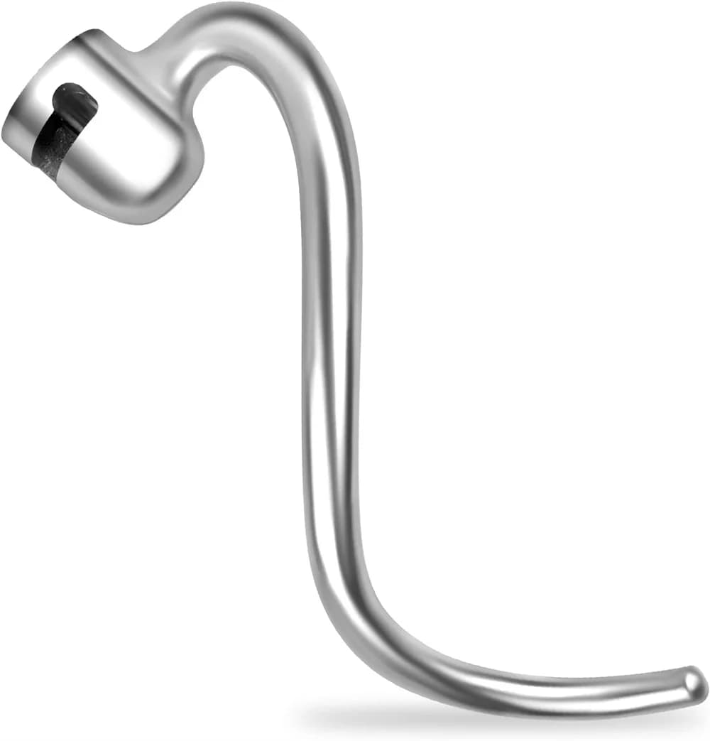 Stainless Steel Dough Hook for Kitchenaid Stand Mixer 6 Quart 5 Quart Lift Mixer Dough Attachments for Kitchenaid