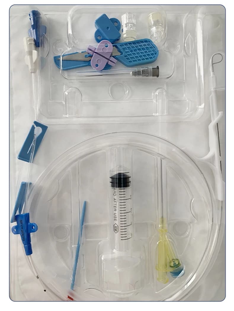 Professional Pet Veterinary Central Venous Catheter Kit CVC for Dogs & Cats  Sterile Blood Drainage Set 4FR 5FR PICC