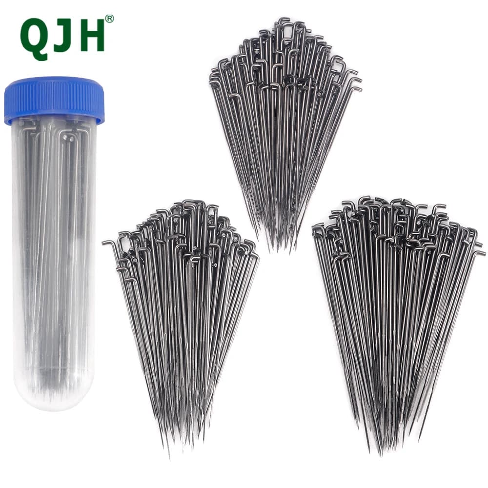 QJH 100 Pieces Needle Felting Kit, Wool Felting Needles Tool, Essential Tools for Beginner to Expert 3 Sizes 3.58/3.38/3.07 inch