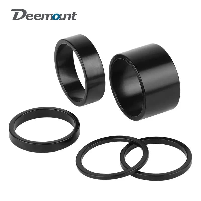 Bicycle Headset Spacer 2 3 5 10 20mm Aluminum Washer for 1-1/8 28.6mm Steerer Tube MTB Road BMX Fork Stem Height Adjust Ring