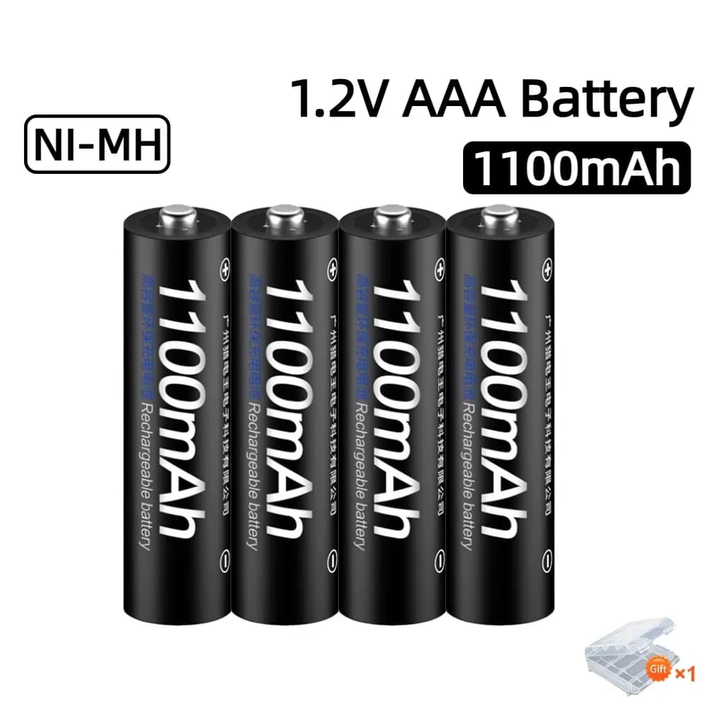 PALO 1.2V AAA NI-MH Rechargeable Battery 1100mAh For Electric Shaver / Flashlight / Emergency Lights / Wireless Telephone