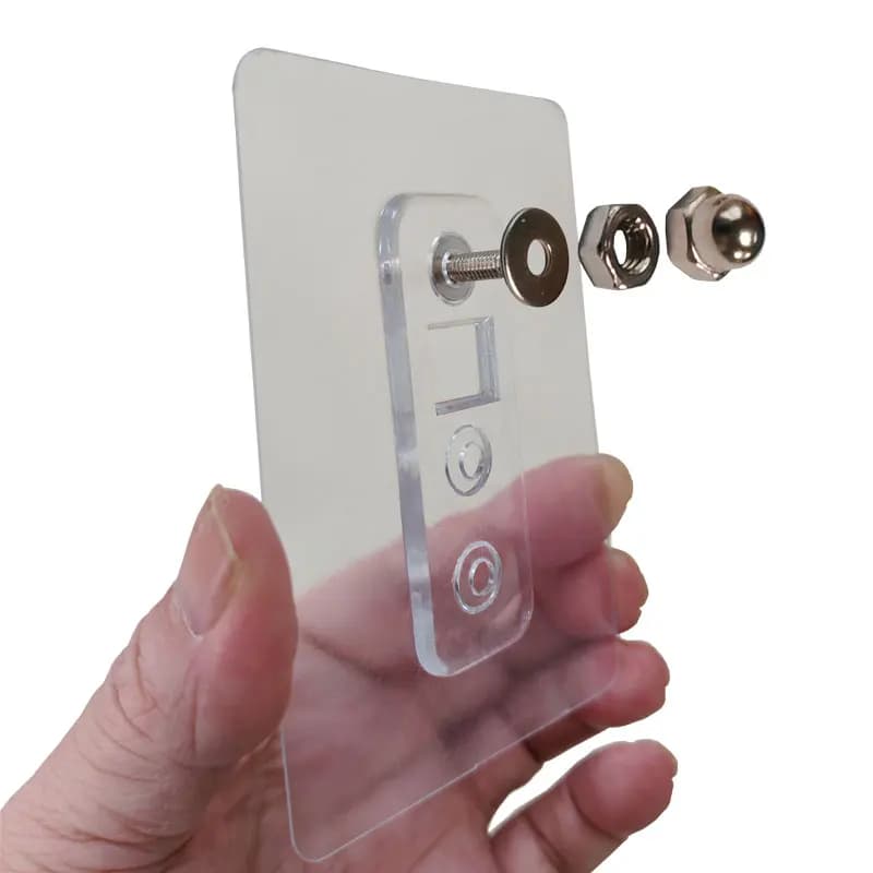 Self-adhesive Screw Hooks No-drill Screw Stickers For Home Kitchen Bathroom Wall Shelves Organizers No-hole Mounting Accessories