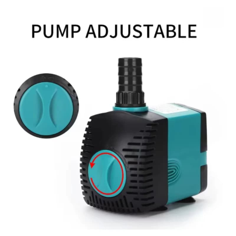 Fish Tank Fountain Energy-saving Aquarium Pump Ultra-Quiet Filter Fish Pond EU Plug 3/10/25/35/50/60W Submersible Water Pump