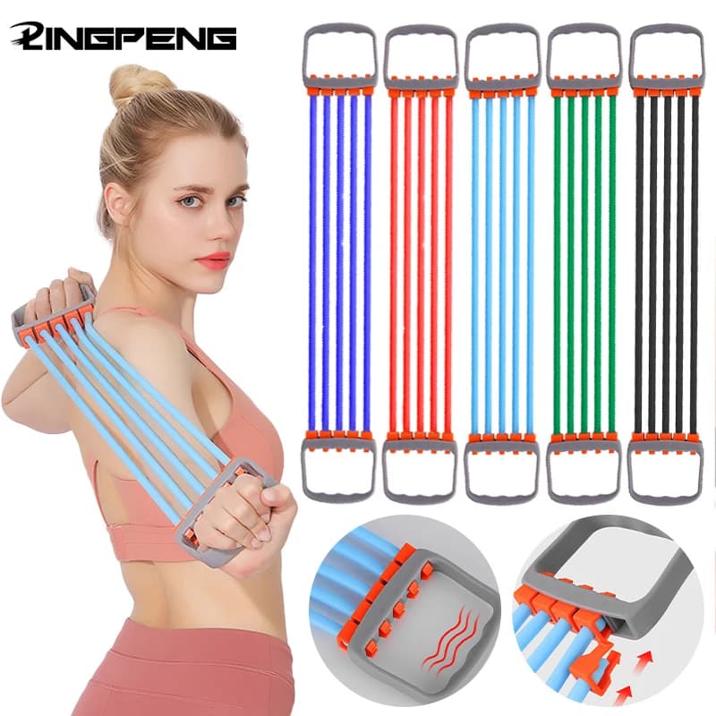 Puller Male Shoulder Expander Home Fitness Equipment Male and Female Rubber Tube Arm Strength Pectoral Muscle Training Tools