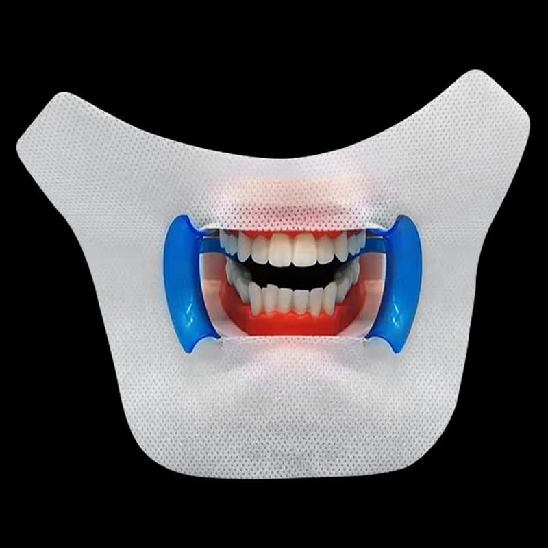 50/100Pcs Dental Oral Cavity Cotton Cloth Towel Teeth Whitening Face Gauze Dental Face Mask Mouth Mask Dental Cloth Saliva Pad