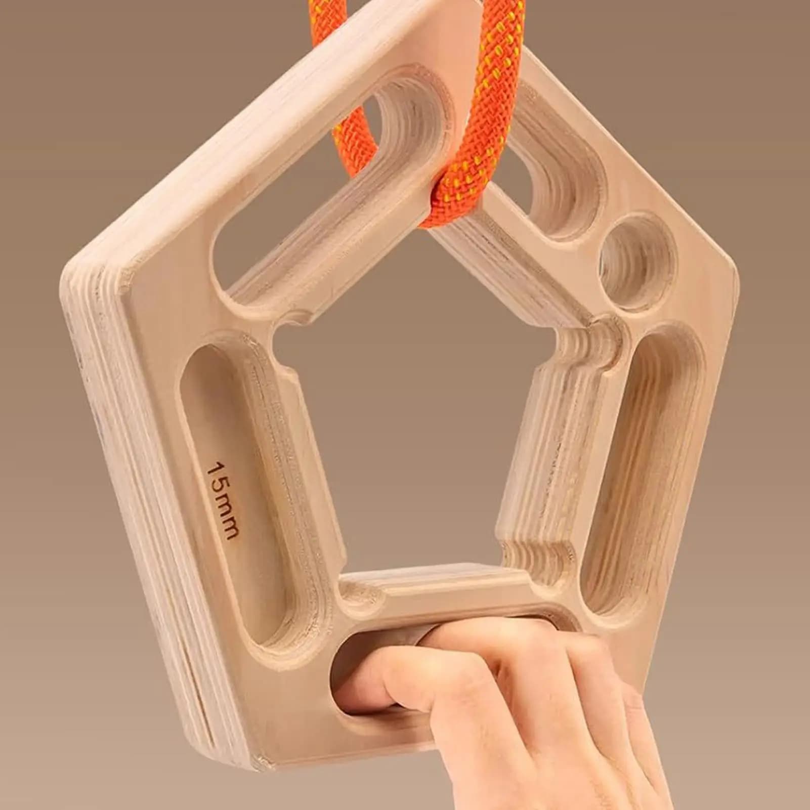 Pull-Up Board Hangboard Rock Climbing Finger Strengthener Boards Trainer Forearm Strengthener Practice Tool Outdoor Climbing