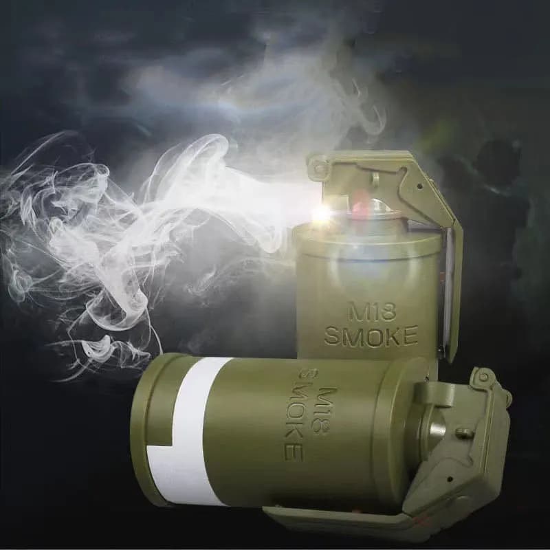 Outdoor Sports Electric Toys M18 Smoke Grenade Model Light Music Stage Performance Props CS Games Children's Toys Gift VG88