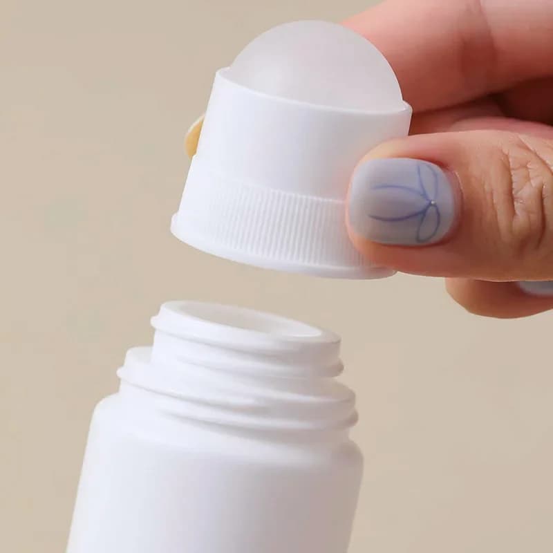 50ML100ML Plastic Roller Bottle Empty Refillable Rollerball Bottle For Diy Deodorant Essential Oils Perfume Cosmetic Beauty Tool
