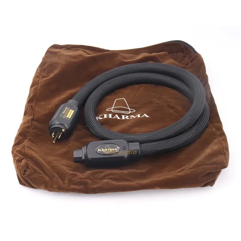 High quality audiophile audio power cord US/EU gold-plated power plug