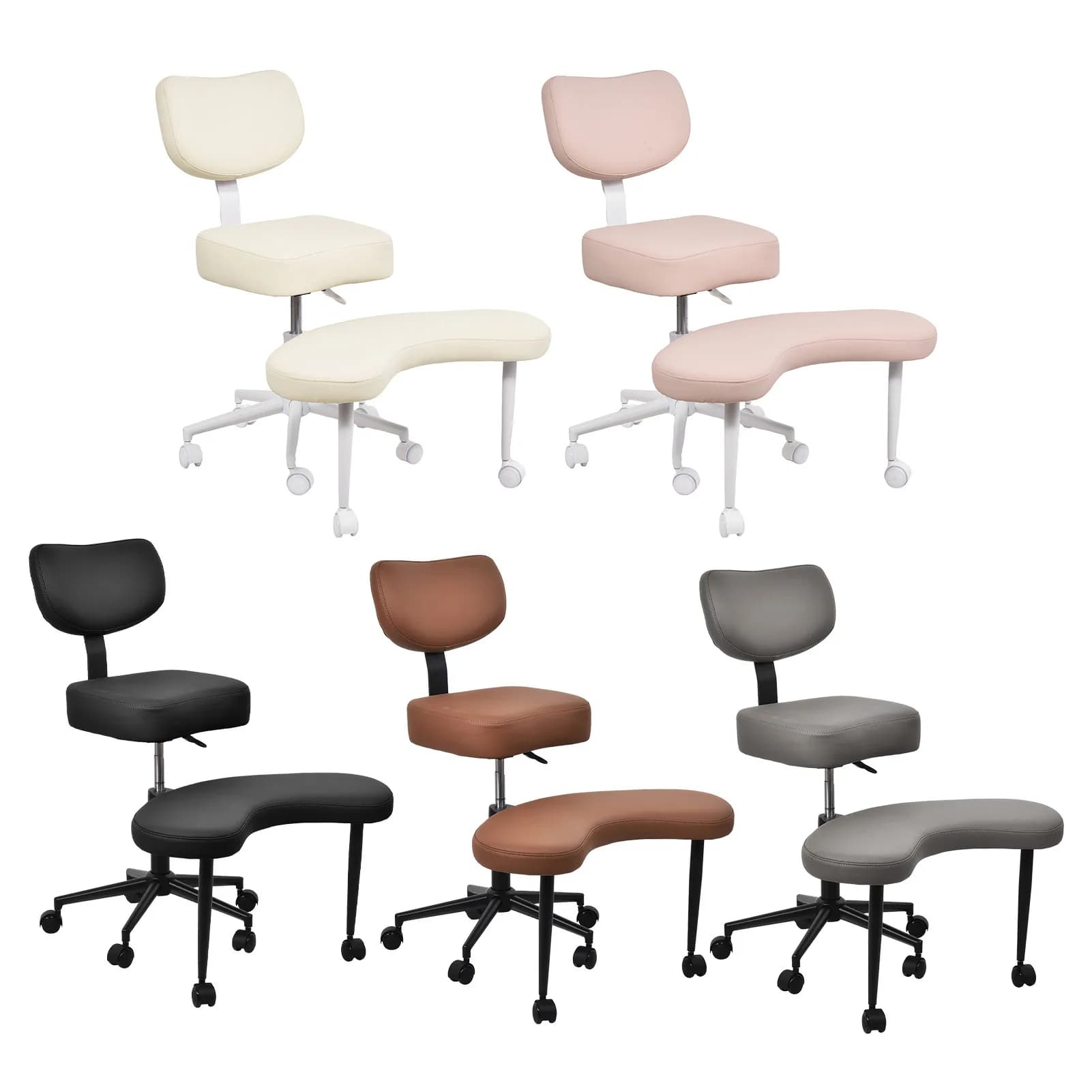 Meditation Chair, Ergonomic Relaxing Chair, Crosslegged Seat, Height Adjustable Leg Rest for Fidgety Sitters Pose Improvement
