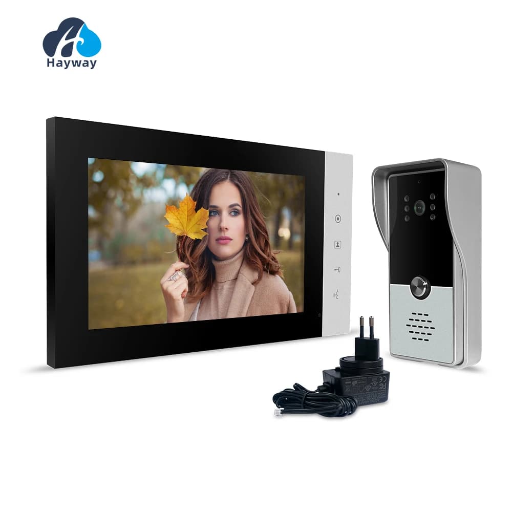 video intercom 1200TVL 4 wire villa visual intercom system, call unlocking and other functions