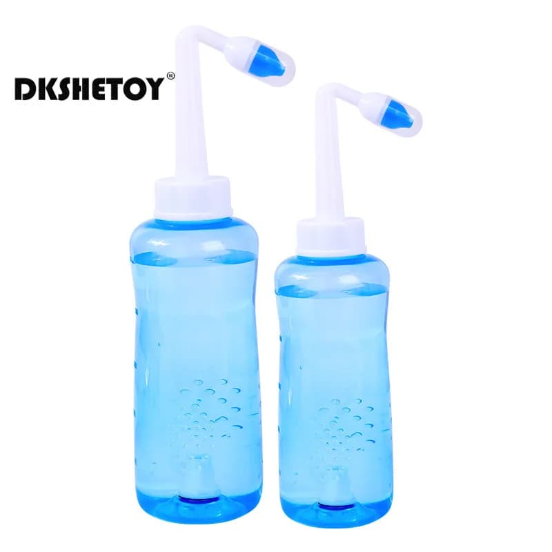 300/500ml Nasal Wash Cleaner Bottles Adults Children Nose Protector Rhinitis Nasal Washer Avoid Allergic Rhinitis Neti Pot
