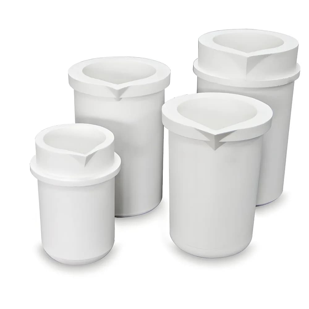 High Temperature Quartz Silica Melting Crucible Capacity 1KG/2KG/4KG for Gold & Silver Jewelry Tools & Equipments