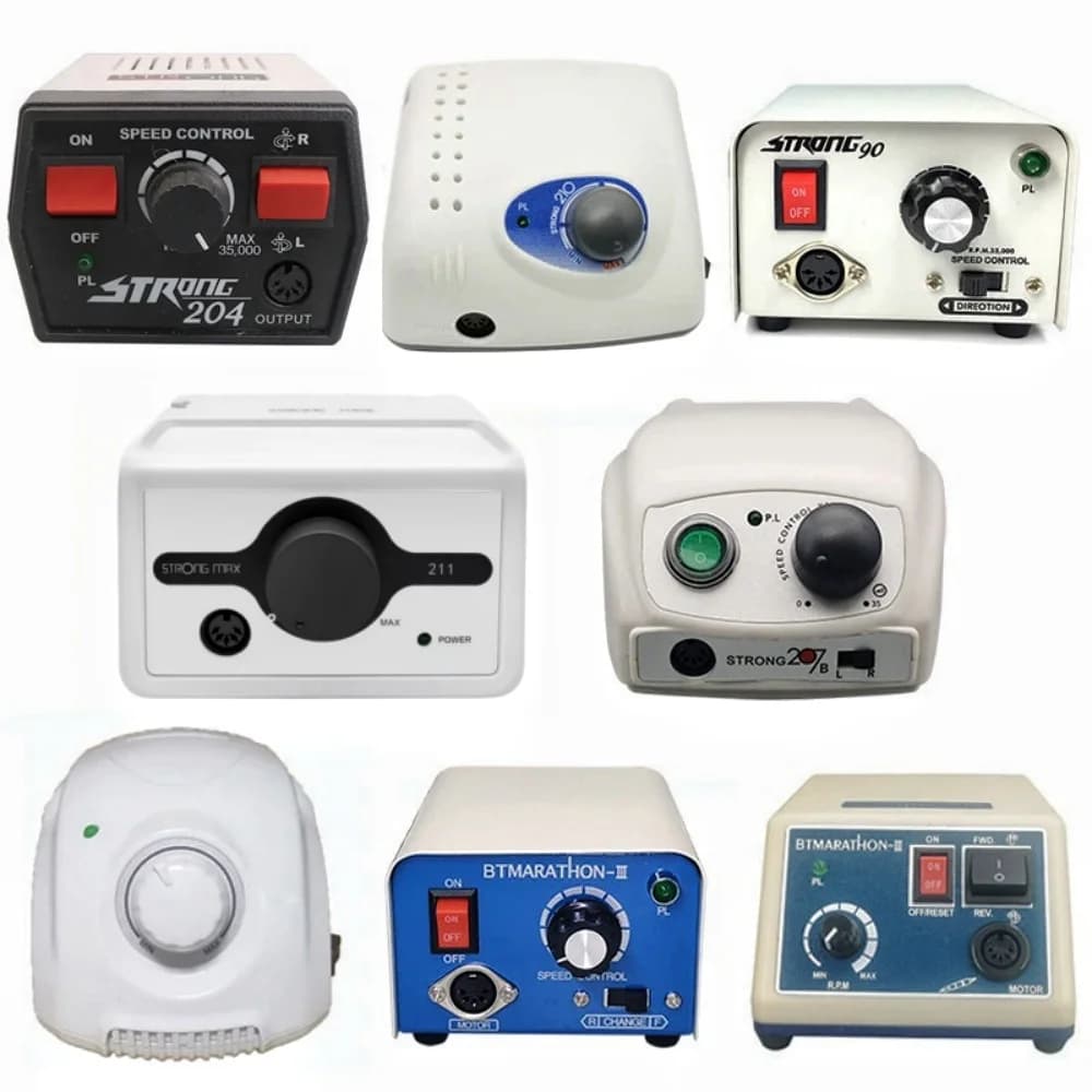 Professional Manicure Machine STRONG 210 90 204 211 MARATHOM Micro motor control box for Grinding and Polishing Equipment Unit