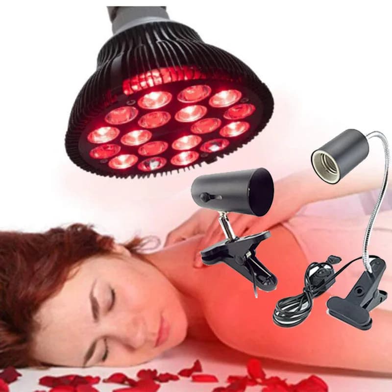 Powerful Red Light Therapy Bulb Anti Aging E27 660nm 850nm Near Infrared IR Lamp Therapy for Skin Pain Relief plant Grow Light P