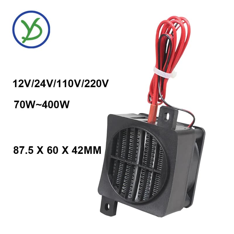 12V~220V 70W~400W PTC Heater Ceramic Constant Temperature Electric Heating Sheet Constant Temperature Air Incubation Heater PTC