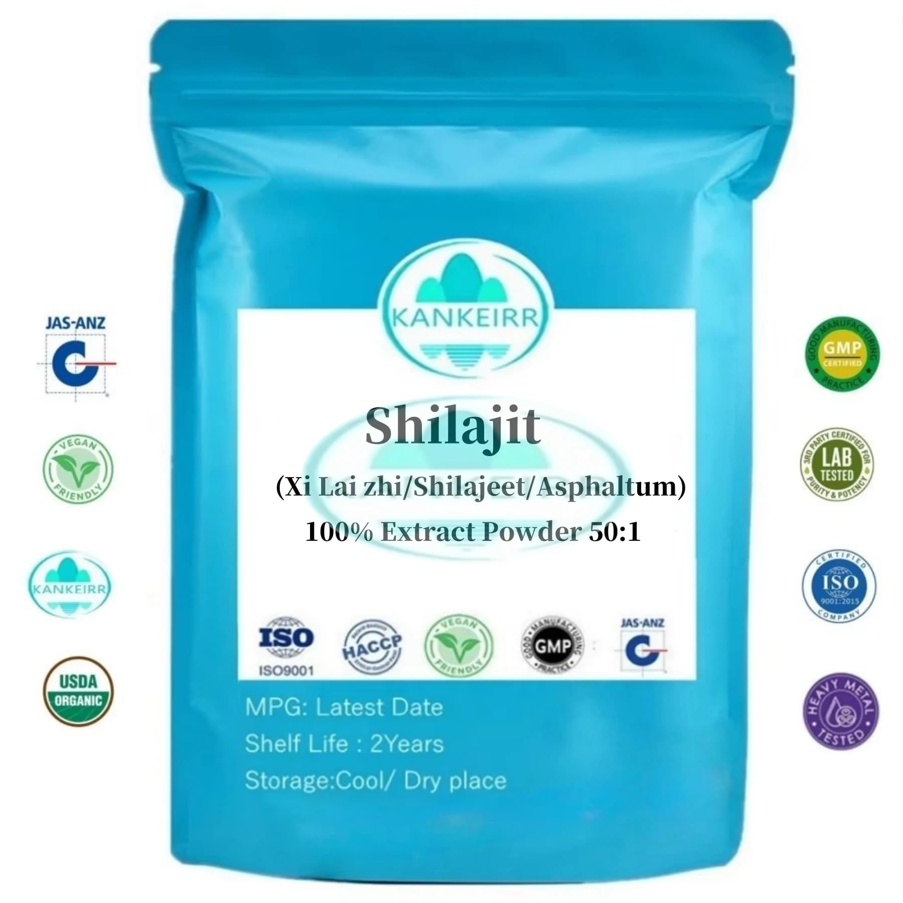 Xi Lai Zhi 50:1,Shilajit,Humic Acid,Fulvic,BFA, High Quality