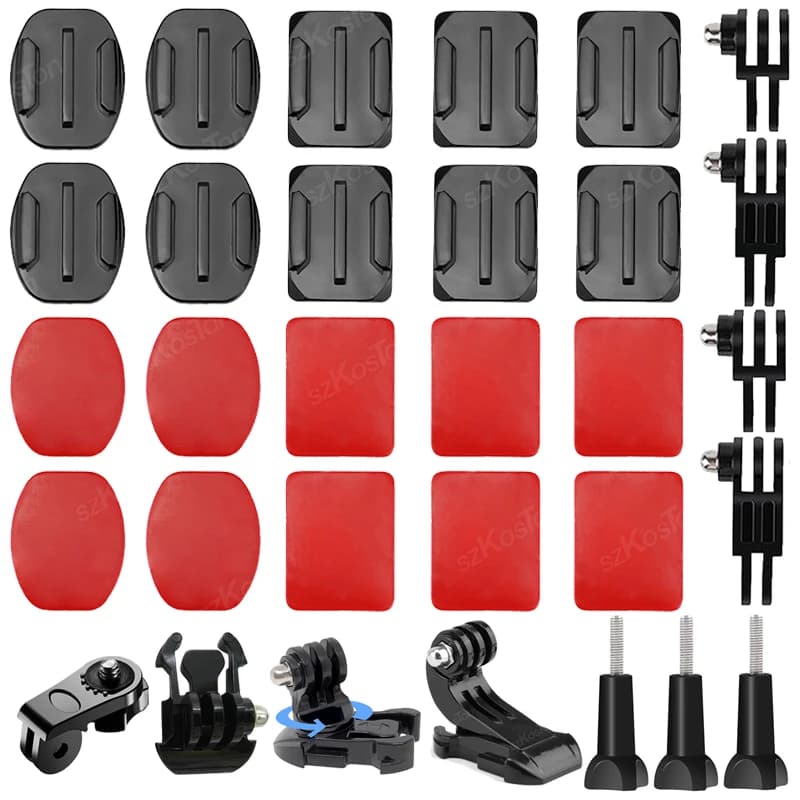 Helmet Adhesive Sticky Mounts Flat Curved Mount For GoPro 13 12 11 10 9 8 Insta360 X5 X4 AKASO DJI OSMO Action 6 5 Pro SJCAM