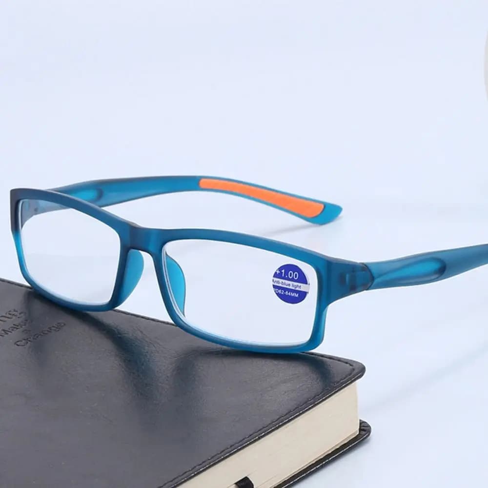 Sport Men Reading Glasses Ultralight Anti-blue Light Presbyopia Eyeglasses Women Men Far Sight Optical Eyewear Diopters +100+400